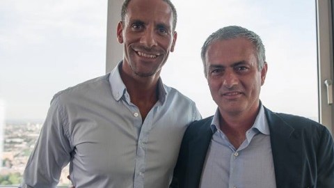 Rio Ferdinand y Mourinho