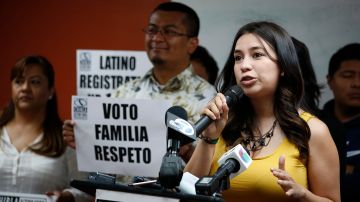 Diana Colín del Fondo de Acción de la Coalición por los Inmigrantes de Los Ángeles (Chirla) dijo que el registro de votantes latinos creció en 192%.