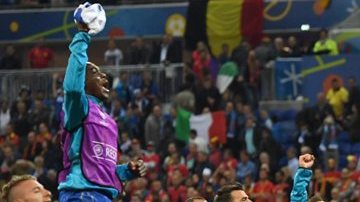 La selección italiana se impuso con autoridad a Bélgica en Lyon.