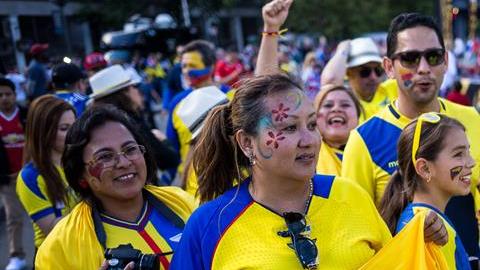 La fiesta ecuatoriana ya se hizo presente en el CenturyLink Field.