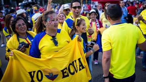 La fiesta ecuatoriana ya se hizo presente en el CenturyLink Field.