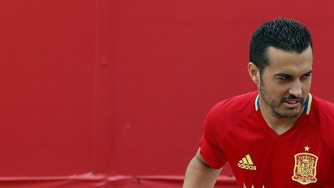 Pedro Rodríguez está a disgusto con España en la Euro 2016.