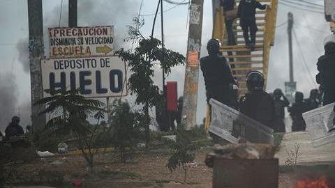 Horas de violencia en la entidad.