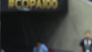 La selección de EEUU en el entrenaminieto previo al partido ante Argentina.