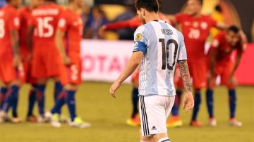 Messi salió muy dolido tras perder la Final de Copa América con Chile.