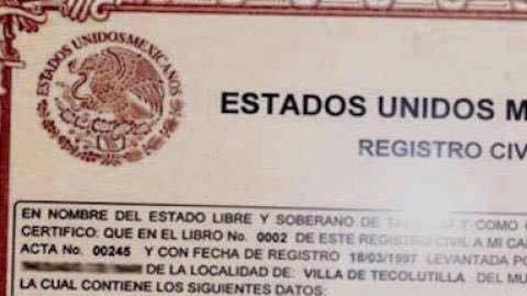 El documento circula en las redes sociales.