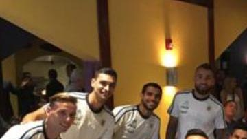 La selección argentina celebra el Día del Padre en la concentración en la Copa América.