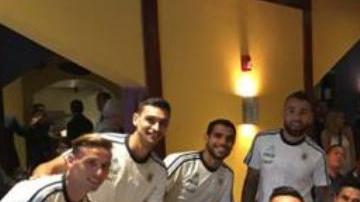 La selección argentina celebra el Día del Padre en la concentración en la Copa América.