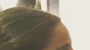 Lucía Villalón y el Chicharito platicaron muy amablemente en la concentración del Tri.