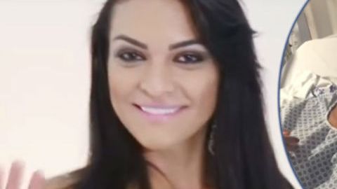 La brasileña saltó al vacío desde el cuarto piso de su residencia.