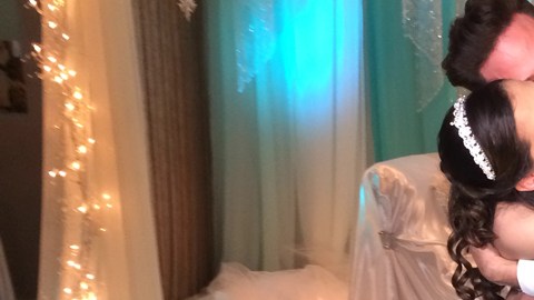 Gabriel Coronel junto a Astrid.