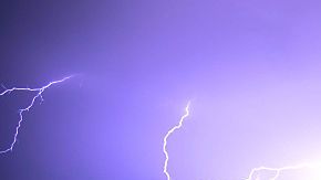 La temporada de los monzones en India viene acompañada con muchas tormentas eléctricas.