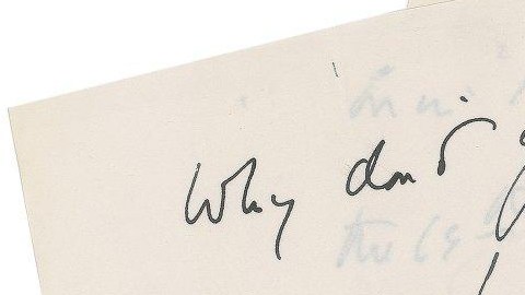 La carta iba dirigida a la pintora  Mary Pinchot Meyer.