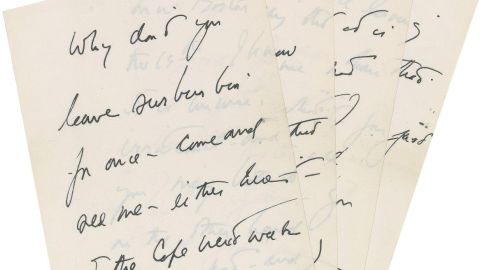 La carta iba dirigida a la pintora Mary Pinchot Meyer.