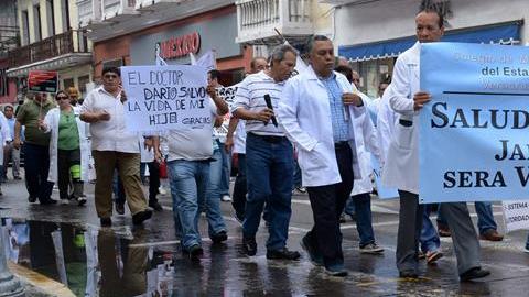 Manifestaciones de médicos en México.
