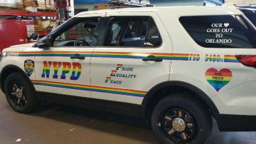 El NYPD decoró patrullas en apoyo a la comunidad LGBT