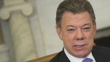 El presidente de Colombia, Juan Manuel Santos.