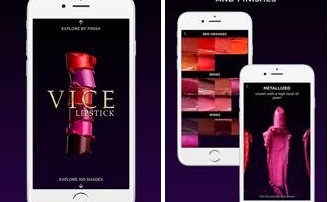 Así se ve el nuevo app de Urban Decay.