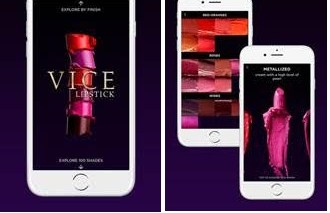 Así se ve el nuevo app de Urban Decay.
