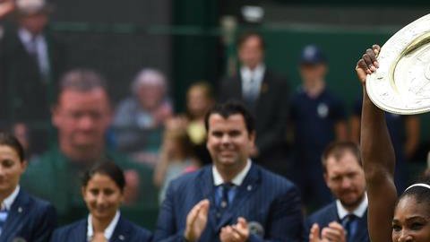 Serena obtuvo su título 22 de Grand Slam y el séptimo en Wimbledon.