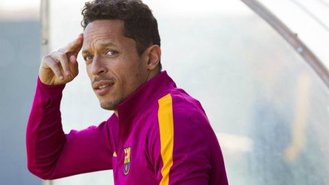 Adriano no pudo consolidarse como un titular indiscutible en el conjunto blaugrana.