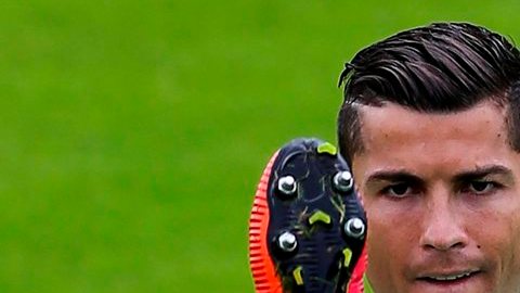 Cristiano Ronaldo en la antesala de la final de la Euro 2016.