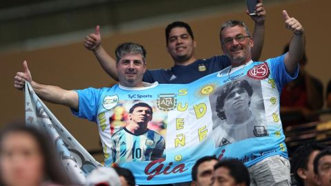 Aficionados de Argentina en la Copa América Centenario.