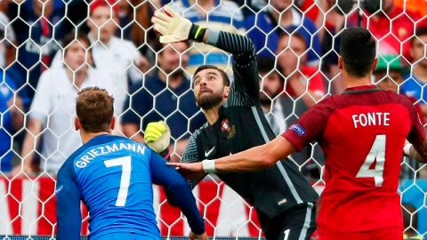 Rui Patricio: el vuelo de la final entre Francia y Portugal.