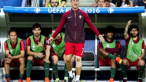 Cristiano Ronaldo celebra