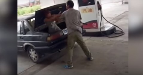 Las autoridades detuvieron al hombre, pero la mujer no quiso colaborar con la pesquisa.