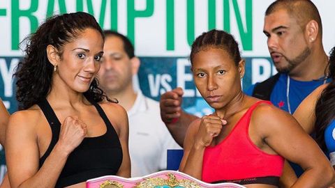 Amanda Serrano y Calixta Silgado
