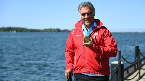 El tirador peruano Francisco Boza ganó medalla de plata en Los Ángeles 1984.