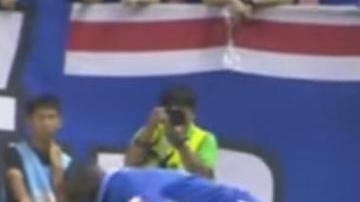 El momento de la lesión de Demba Ba.