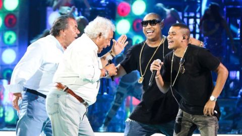 Gente de Zona junto a Los del Río.