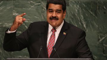 Nicolás Maduro, durante un discurso en la ONU. Getty
