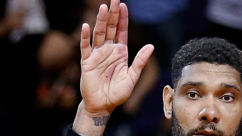 Tim Duncan, cinco veces campeón de la NBA con los Spurs de San Antonio.