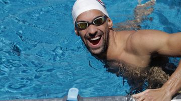 Michael Phelps está disfrutando al máximo el previo al arranque de las Olimpiadas.