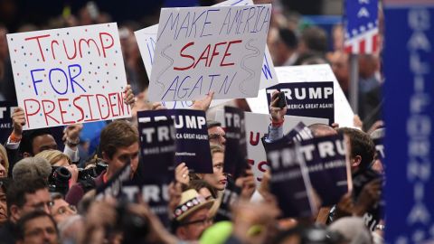 Los delegados a la Convención Nacional Republicana votaron por Donald Trump.