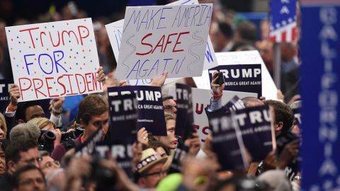 Los delegados a la Convención Nacional Republicana votaron por Donald Trump.