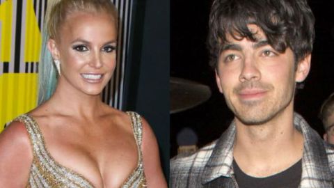 En el último concierto, Joe fue incapaz de contenerse y decidió sorprender a Britney con un fuerte abrazo.