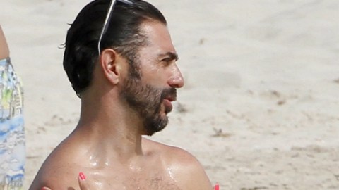 Los recién casados derrocharon pasión en las playas de Ibiza.