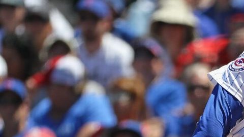 Anthony Rizzo de los Chicago Cubs bateó dos jonrones ante Bartolo Colón.