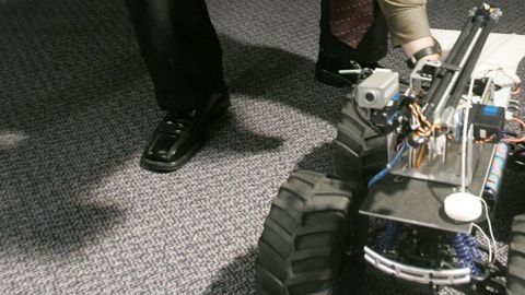 El MARCbot fue diseñado para las operaciones militares de EEUU en Irak y Afganistán por la firma Exponent.