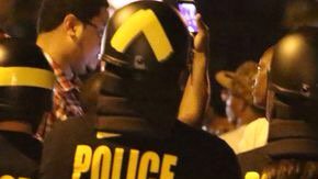 Manifestantes en una protesta en Rochester, NY.