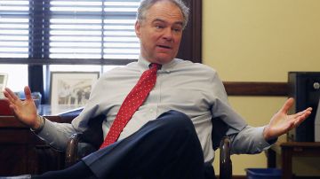Sen. Tim Kaine Meets With Mixed Status Family Ahead Of Supreme Court DACA Hearing