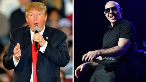 Pitbull no ha dudado en cargar duramente contra el candidato republicano Donald Trump.
