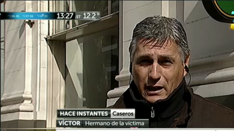 Víctor, hermano del fallecido.