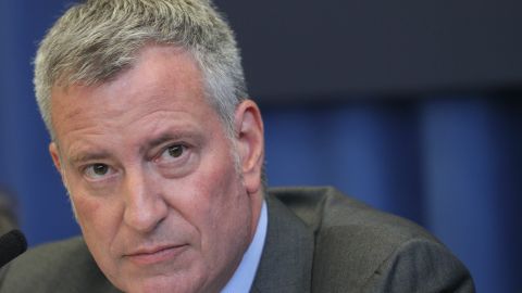El alcalde  de NYC Bill De Blasio.