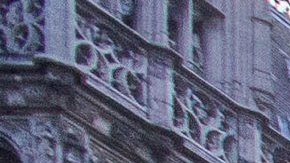 La alfombra de flores gigante frente al Palacio Real de Bruselas, Bélgica.