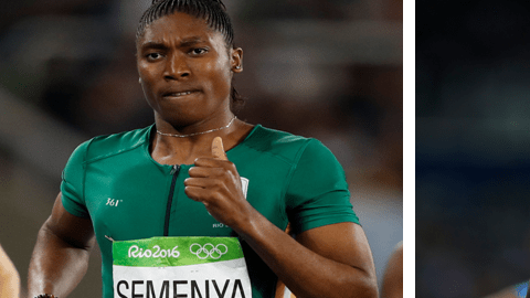 Caster Semenya y Margaret Wambui.
